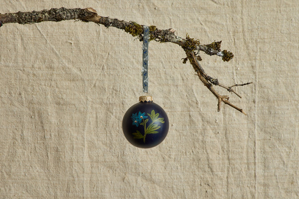 Floral Ornament in Blue