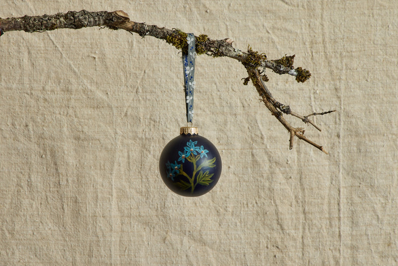 Floral Ornament in Blue