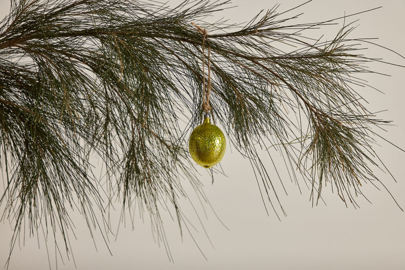 Glass Lemon Ornament