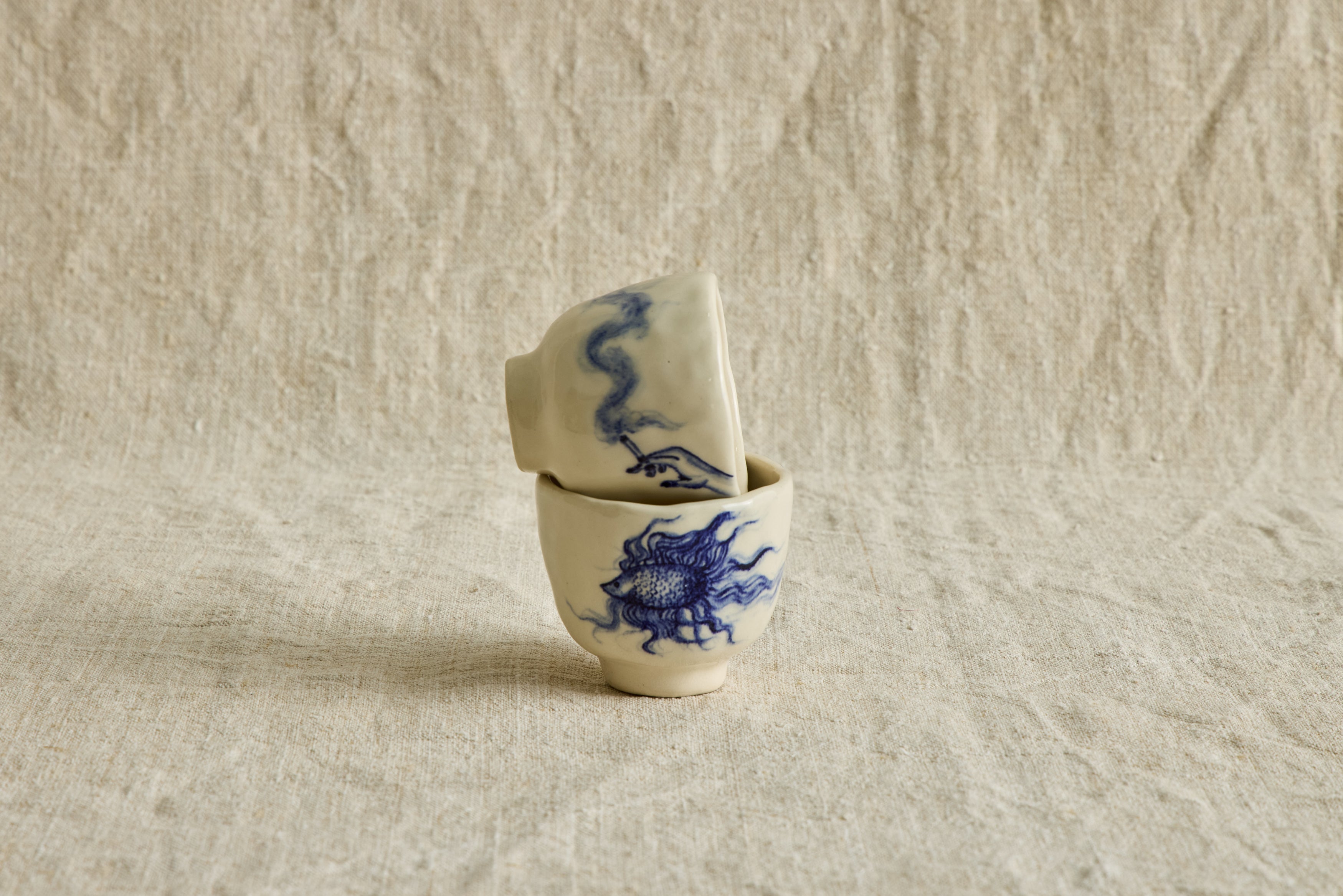 Ceramic Fish Cup