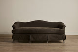 Shown in Libeco Cafe Noir Slipcover and Smoked Oak 