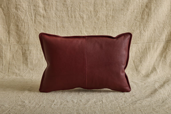 Cherry Leather Pillow
