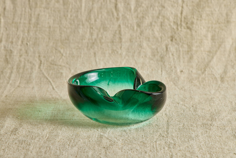 Green Murano Dish