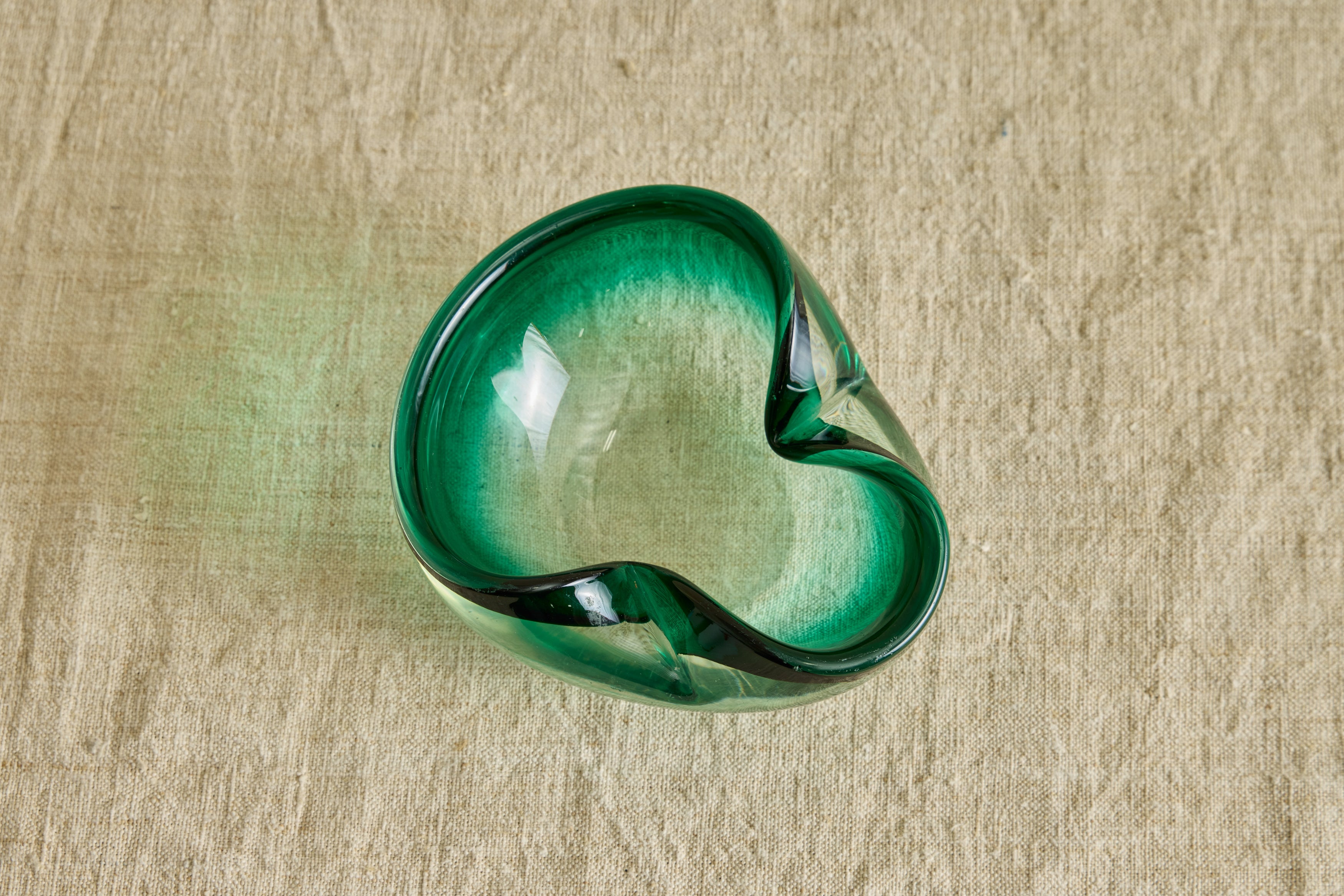 Green Murano Dish