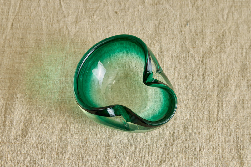 Green Murano Dish