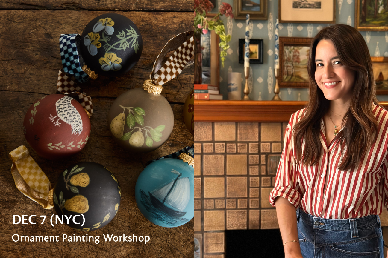 Esme Saleh Ornament Painting Workshop (NYC)