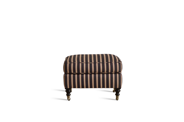 English Roll Arm Ottoman