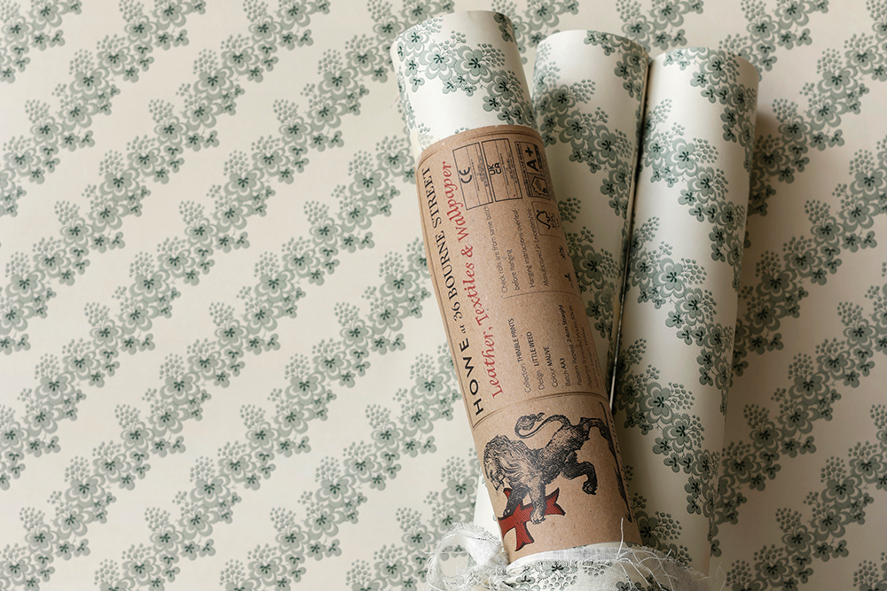 Folies Bergere Wallpaper in Ermine
