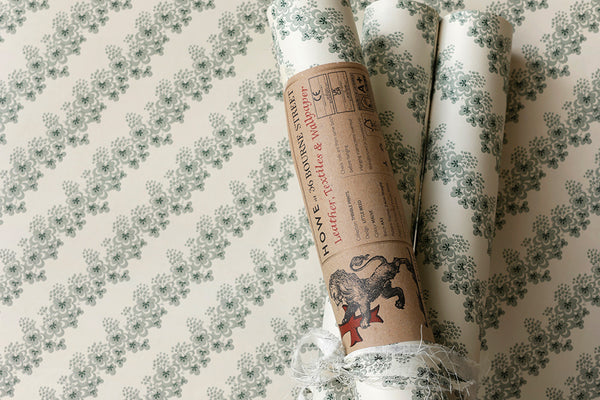 Folies Bergere Wallpaper in Ermine