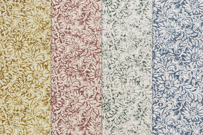 Faded Flora Wallpaper (Multiple Colors)