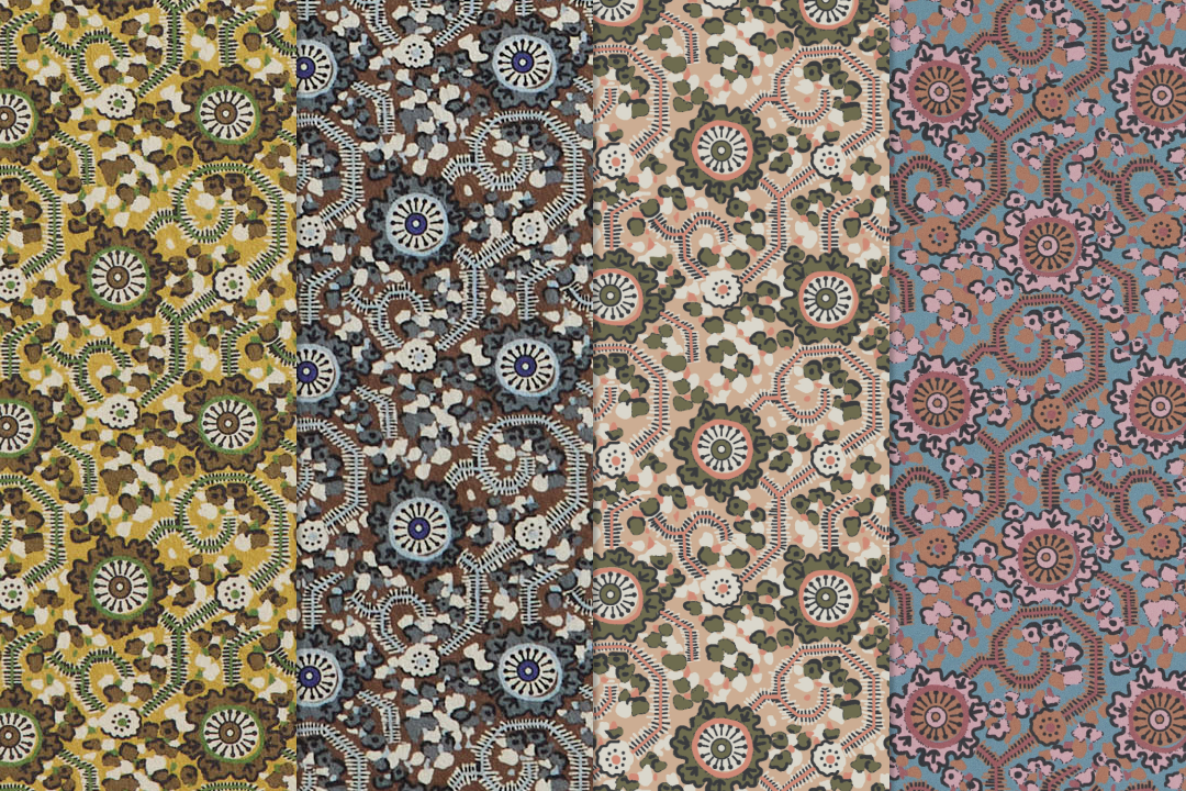 Floral Maze Wallpaper (Multiple Colors)