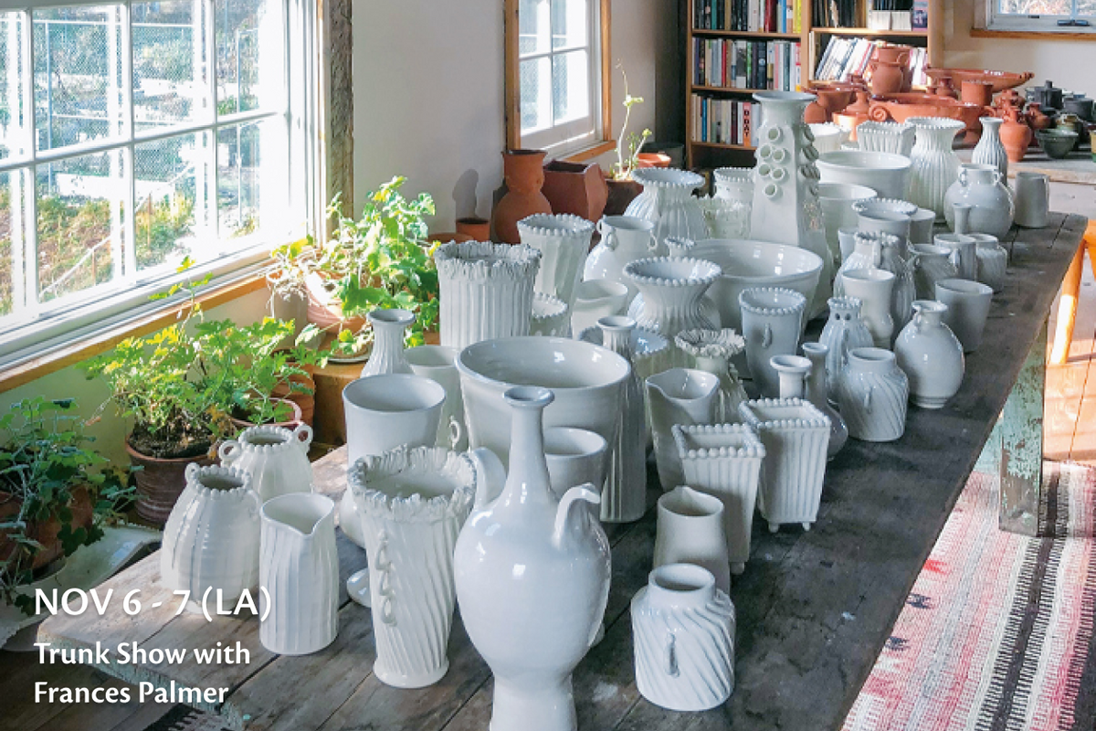 Ceramics Trunk Show with Frances Palmer