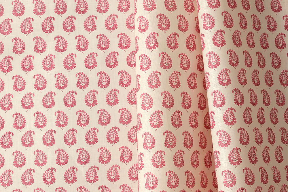 Cypress Linen in Rhubarb