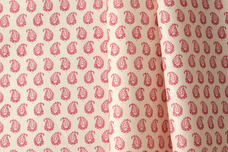 Cypress Linen in Rhubarb