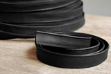 Fine Leather Piping, Nero
