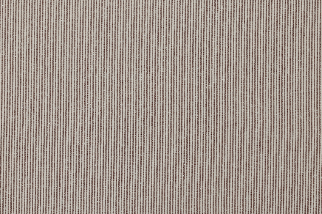Humbug Ticking, Brown/White