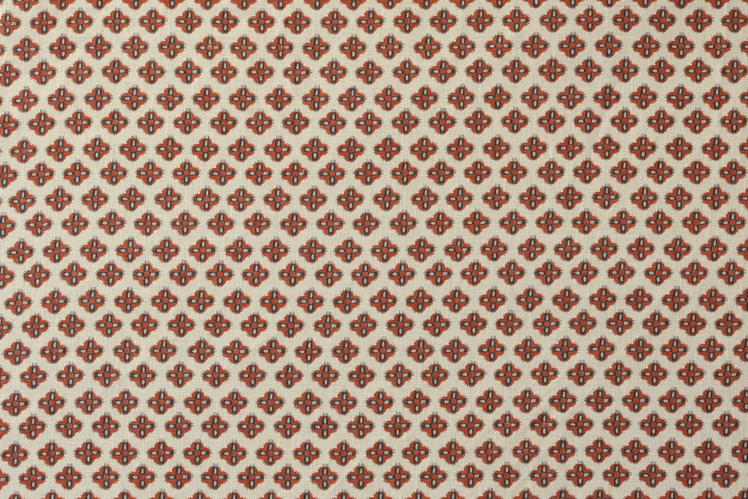 Knurl Linen in Brick