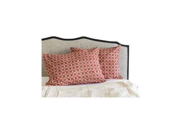 Les Indiennes, Pillowcases In Jaya Pink