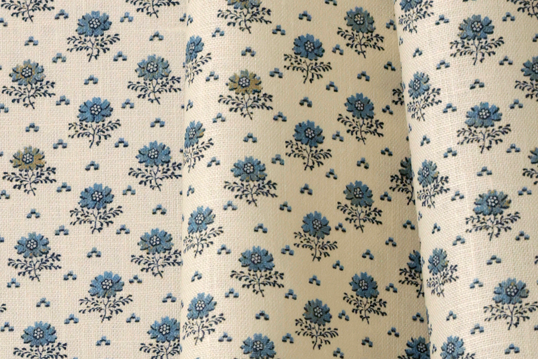 Little Weed Linen in Periwinkle