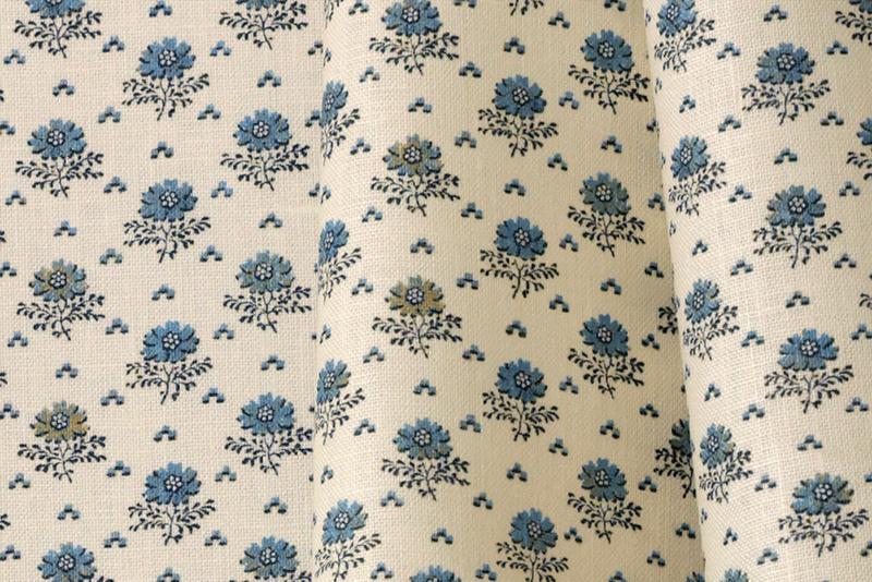 Little Weed Linen in Periwinkle