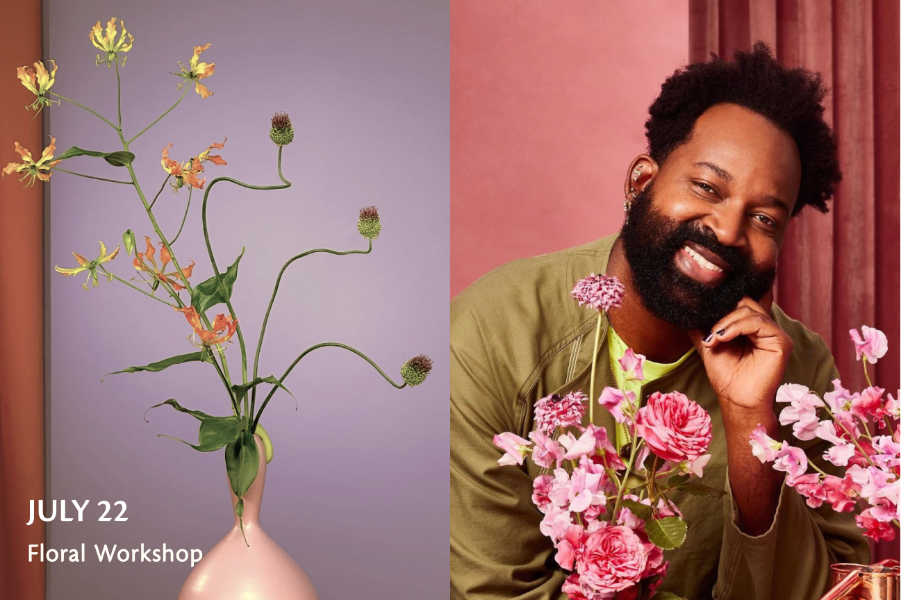 Floral Arranging Workshop with Maurice Harris of Bloom & Plume