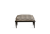 Metal Spindle Back Ottoman