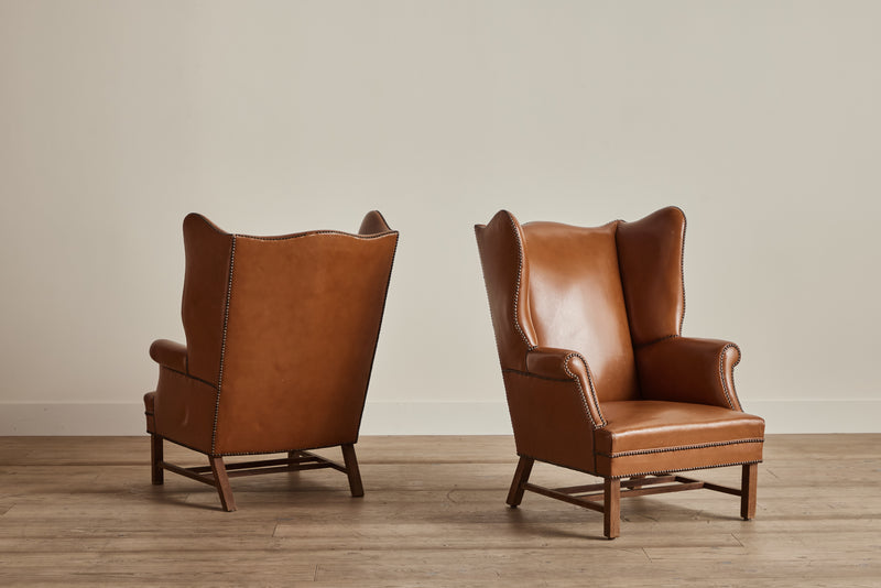 Leather Wingback Chairs