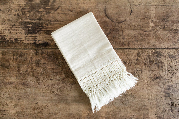 Isabella White Bath Towel