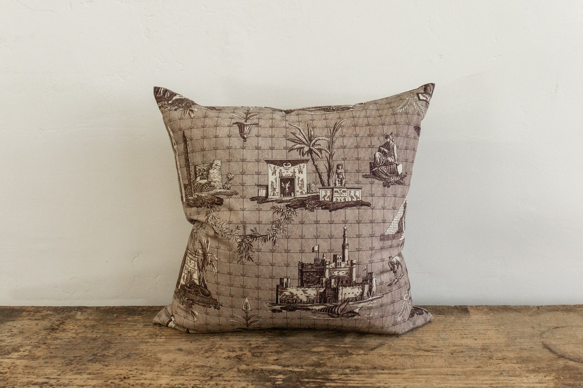 Monuments D' Egypte Pillow