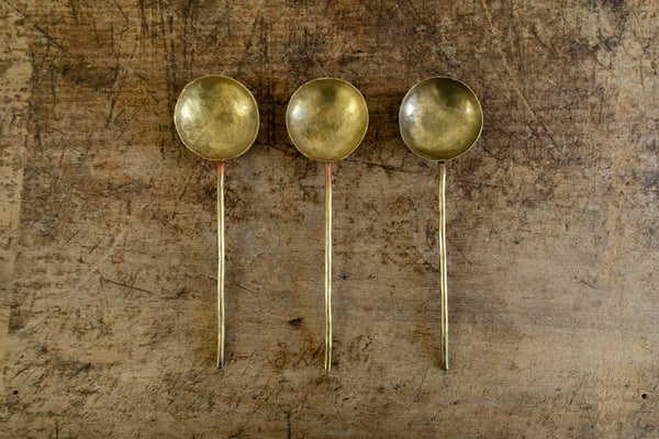 Totem Home, Brass Serving Spoon