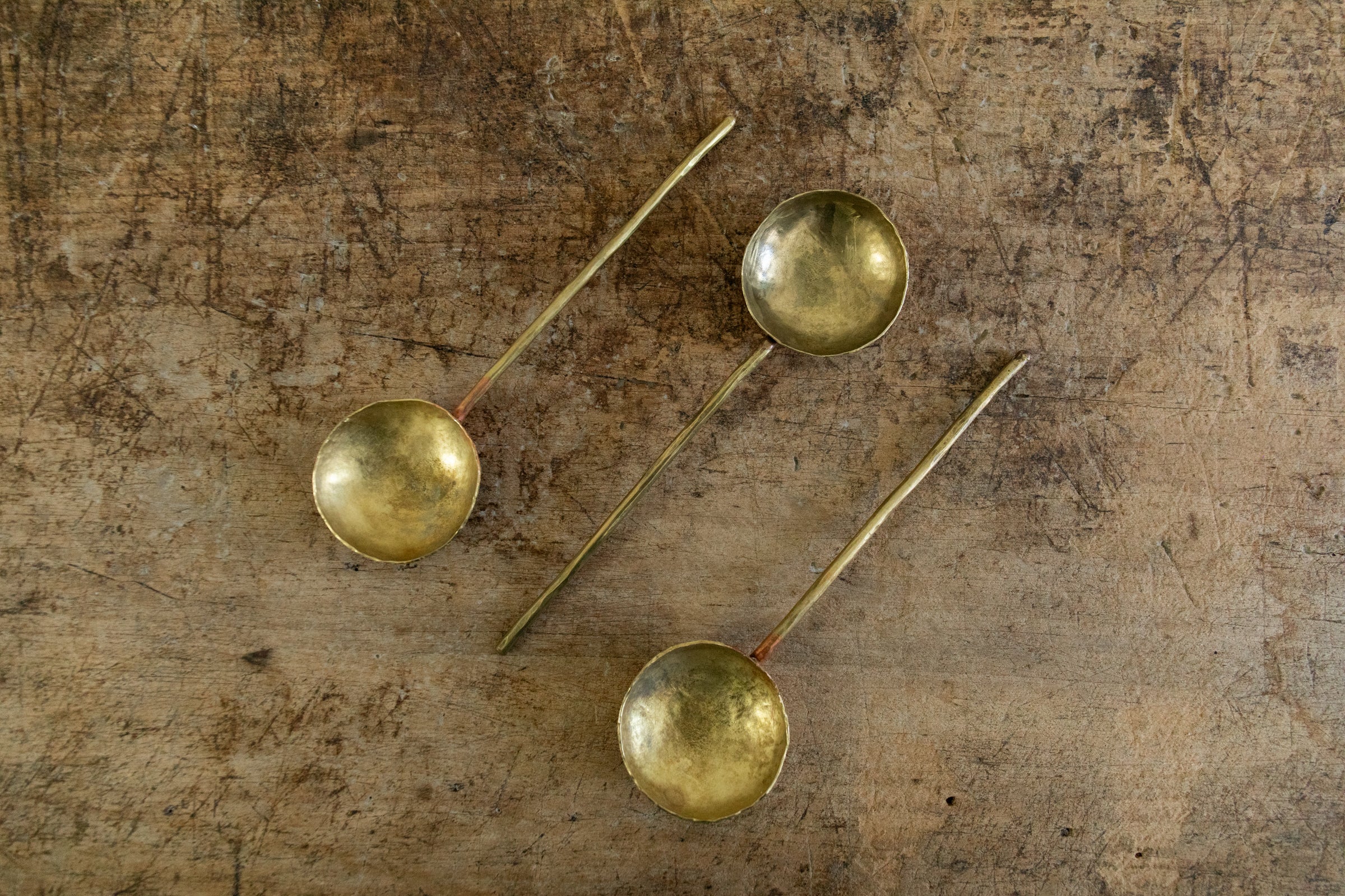 Brass Serving Spoon