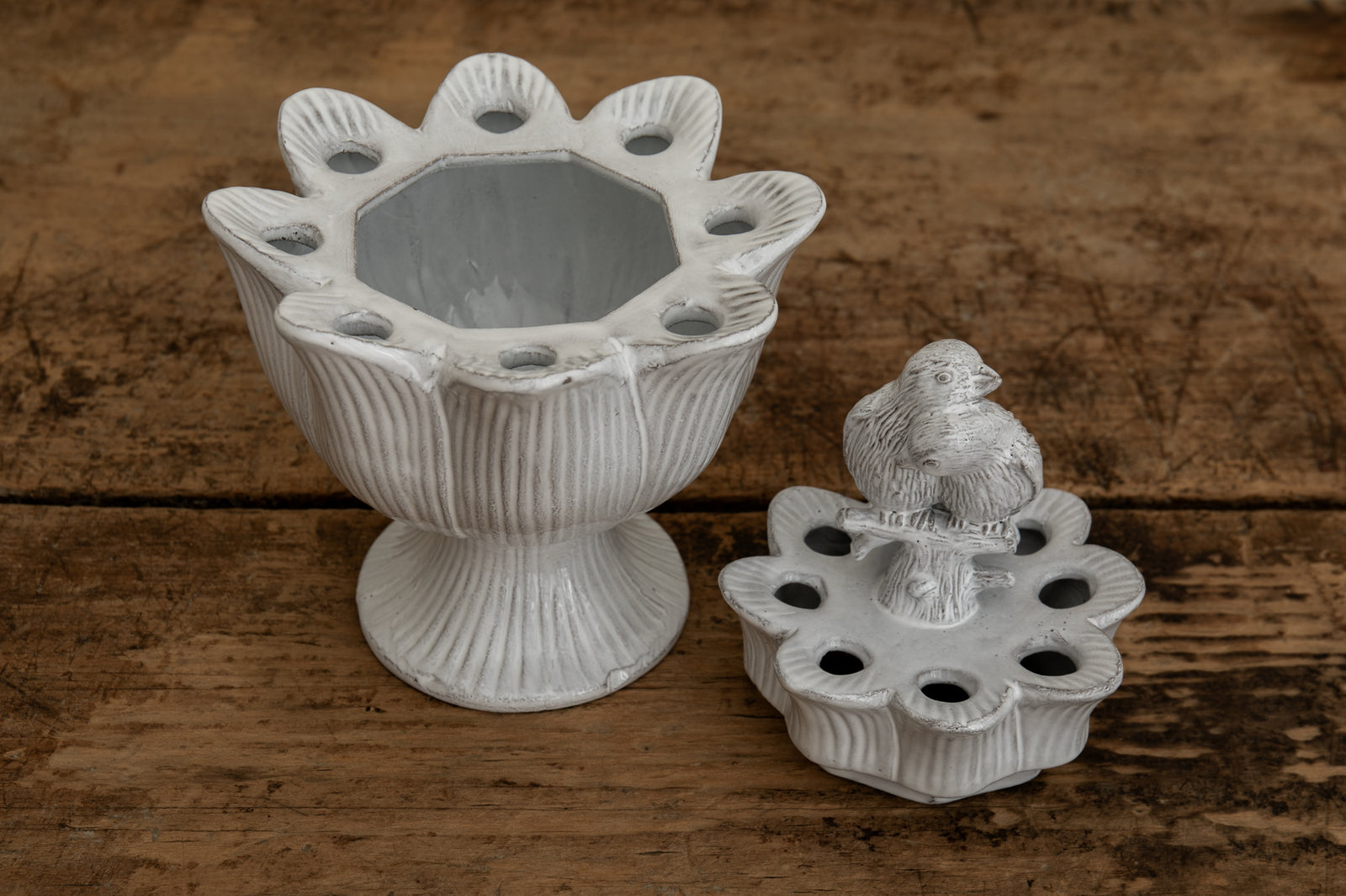 Artichoke Birds Couple Flower Holder – Nickey Kehoe