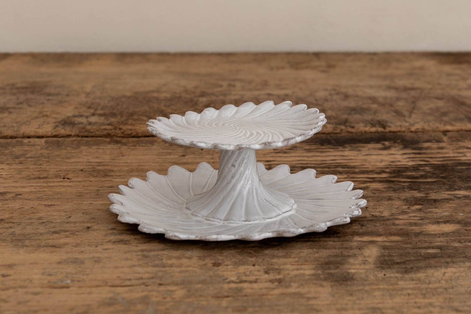 Twisted Two Level Cake Stand
