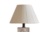 Box Pleated Paper Lampshade, 12"