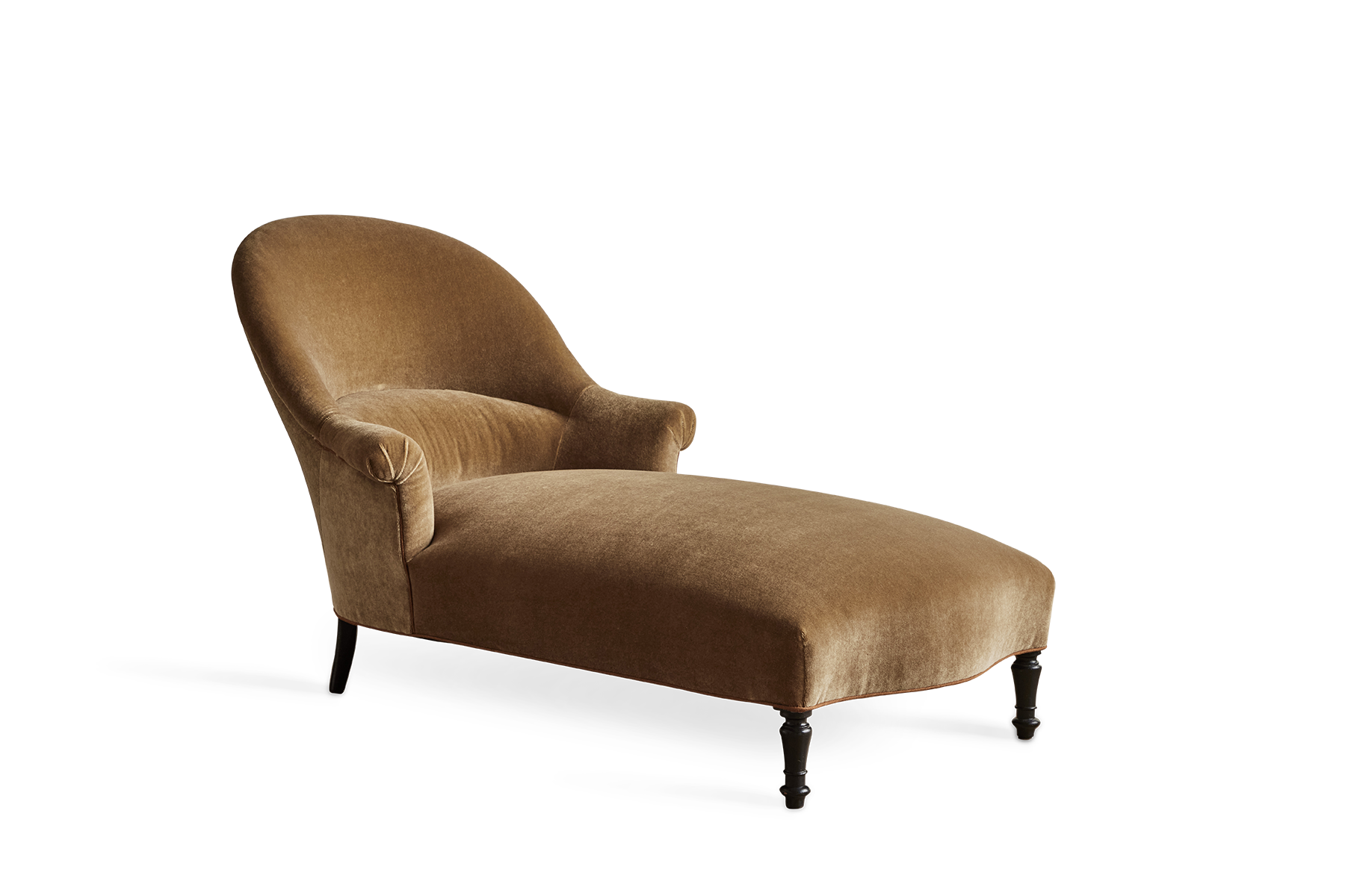 Napoleon III Velvet Chaise