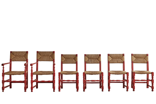 Early American Rush Chairs