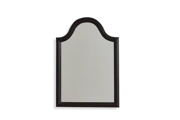 Arch Top Wood Framed Mirror