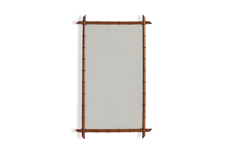 XL French Bamboo Mirror