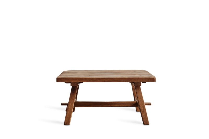 Oak Trestle Coffee Table Nickey Kehoe Inc