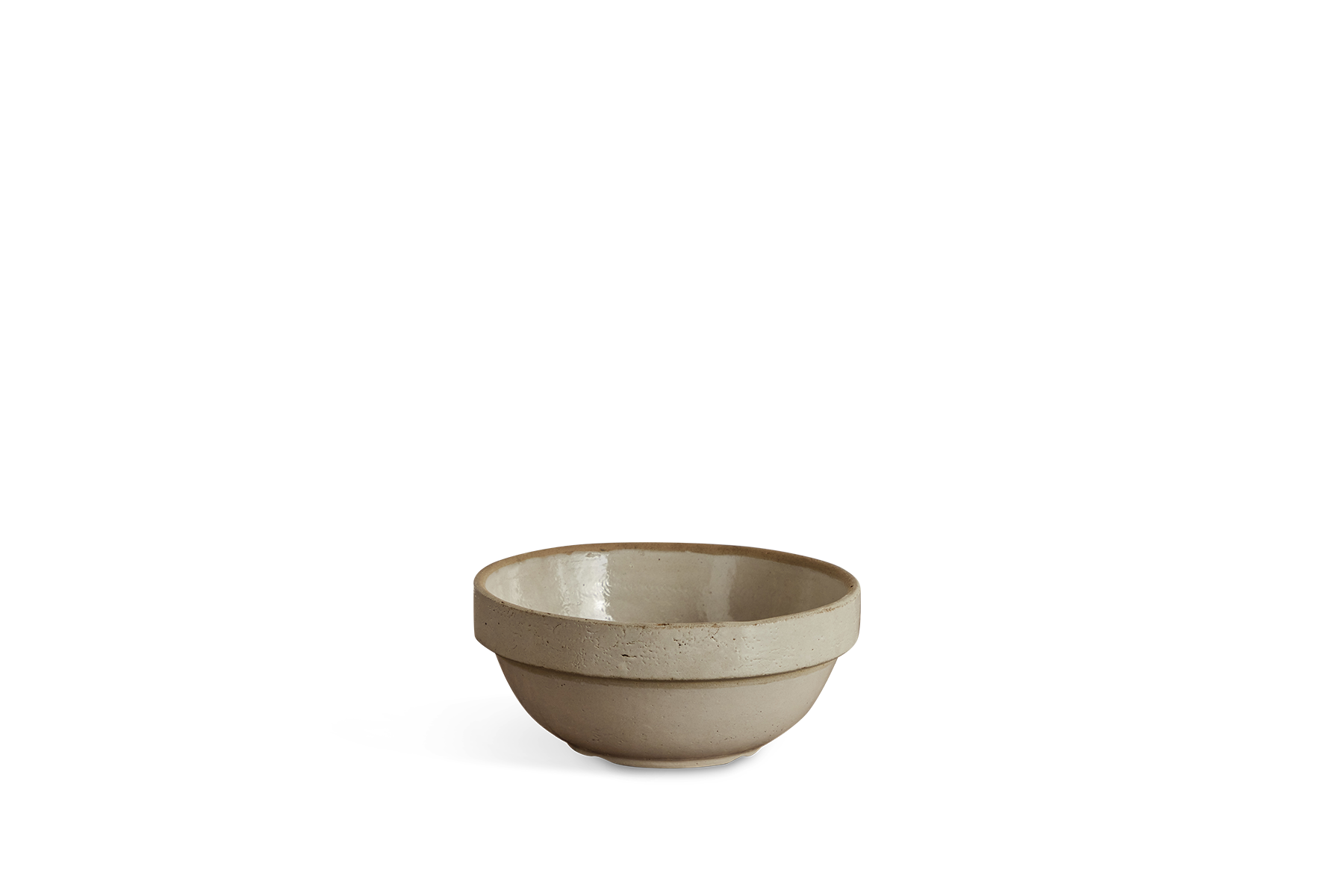 Small White Crock Bowl