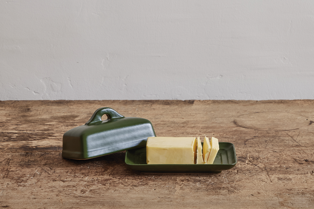Nickey Kehoe Butter Dish in Thyme