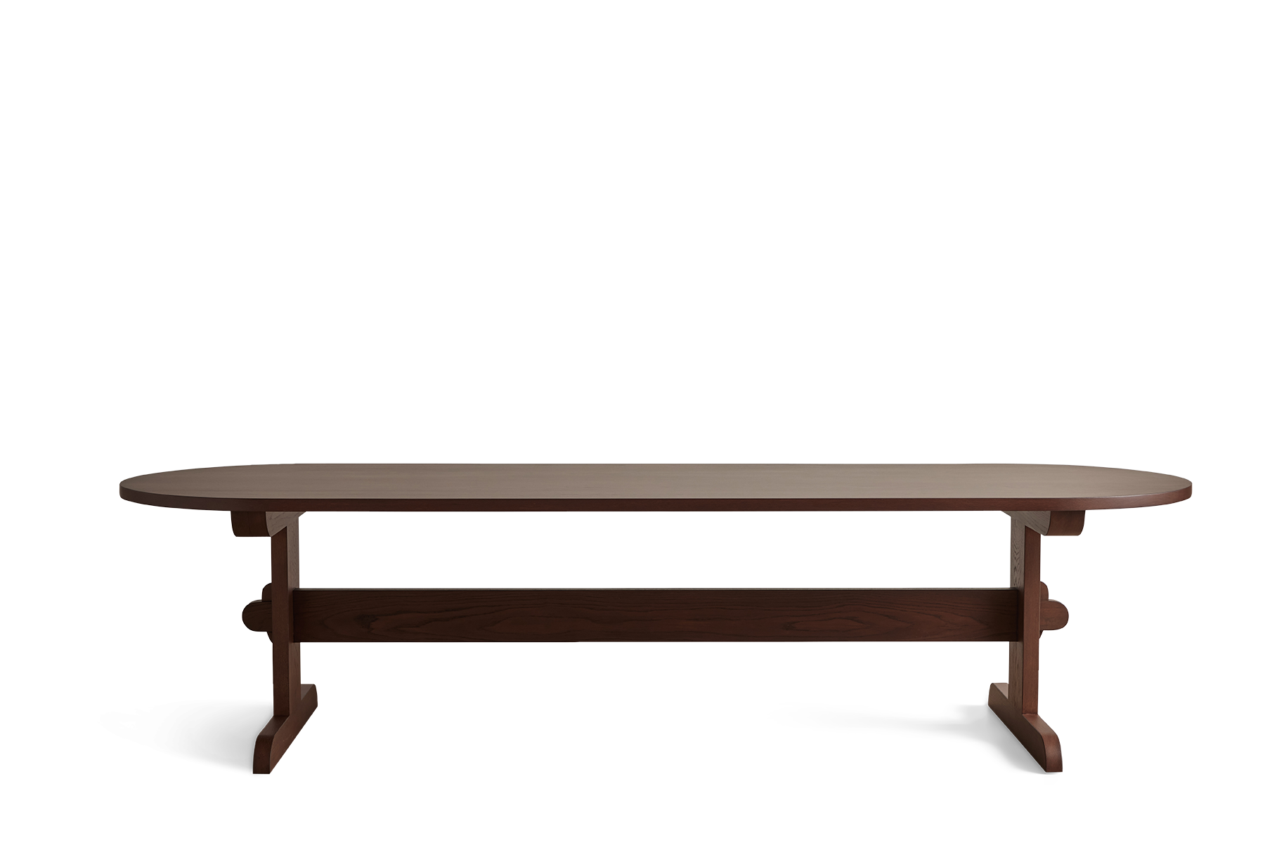 Nickey Kehoe Trestle Dining Table, Oval