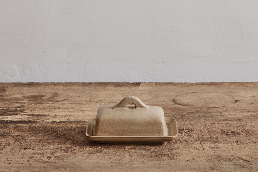 Nickey Kehoe Butter Dish in Flax