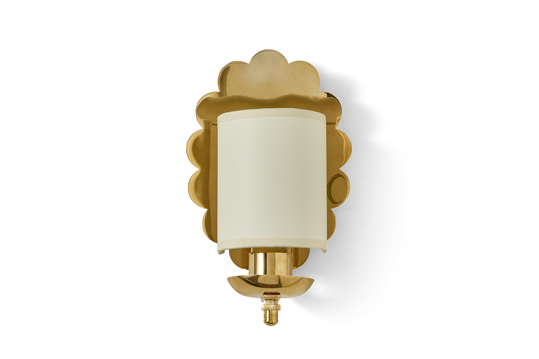Paper Sconce Shade, Ivory