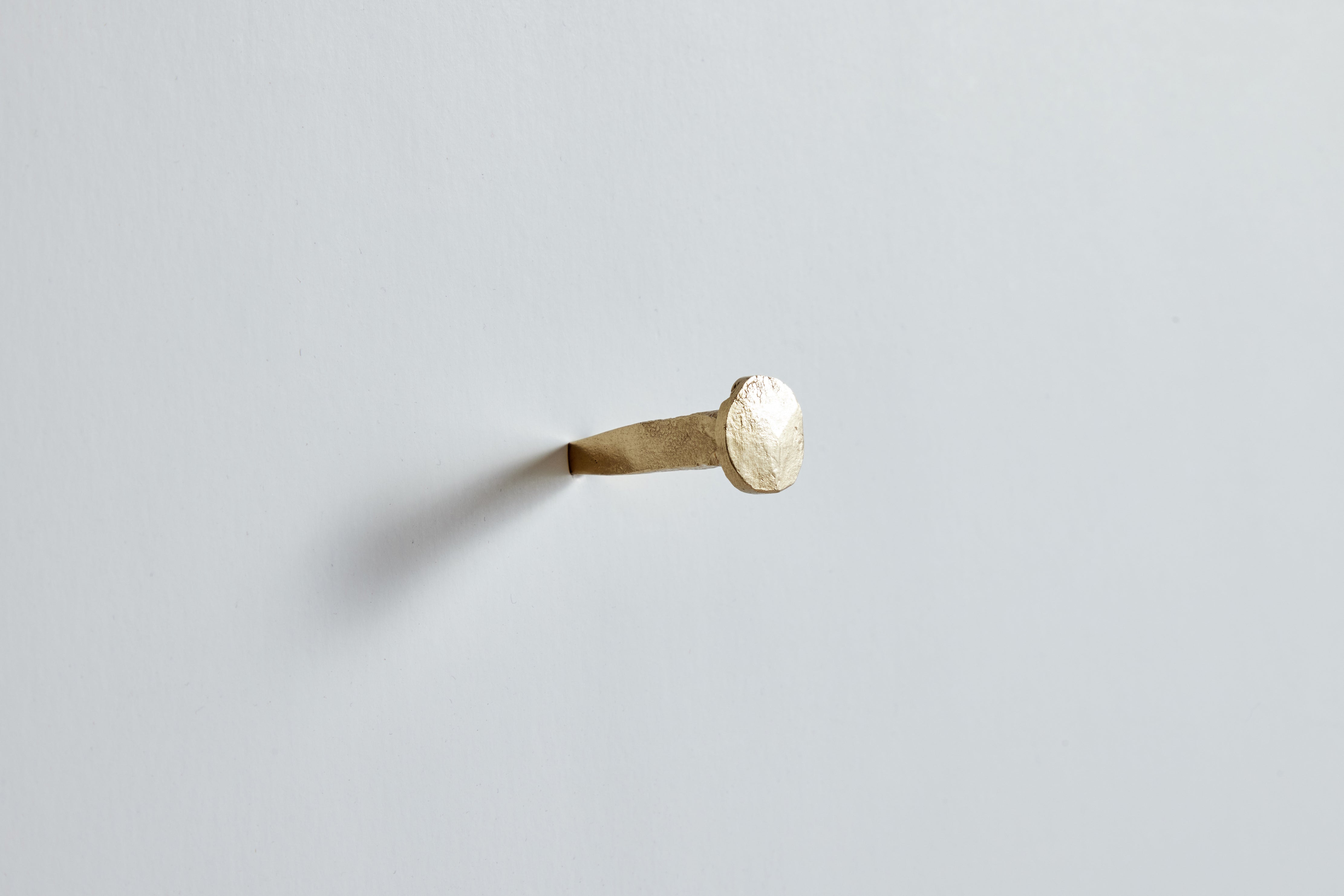 Forged Iron Nail, Brass