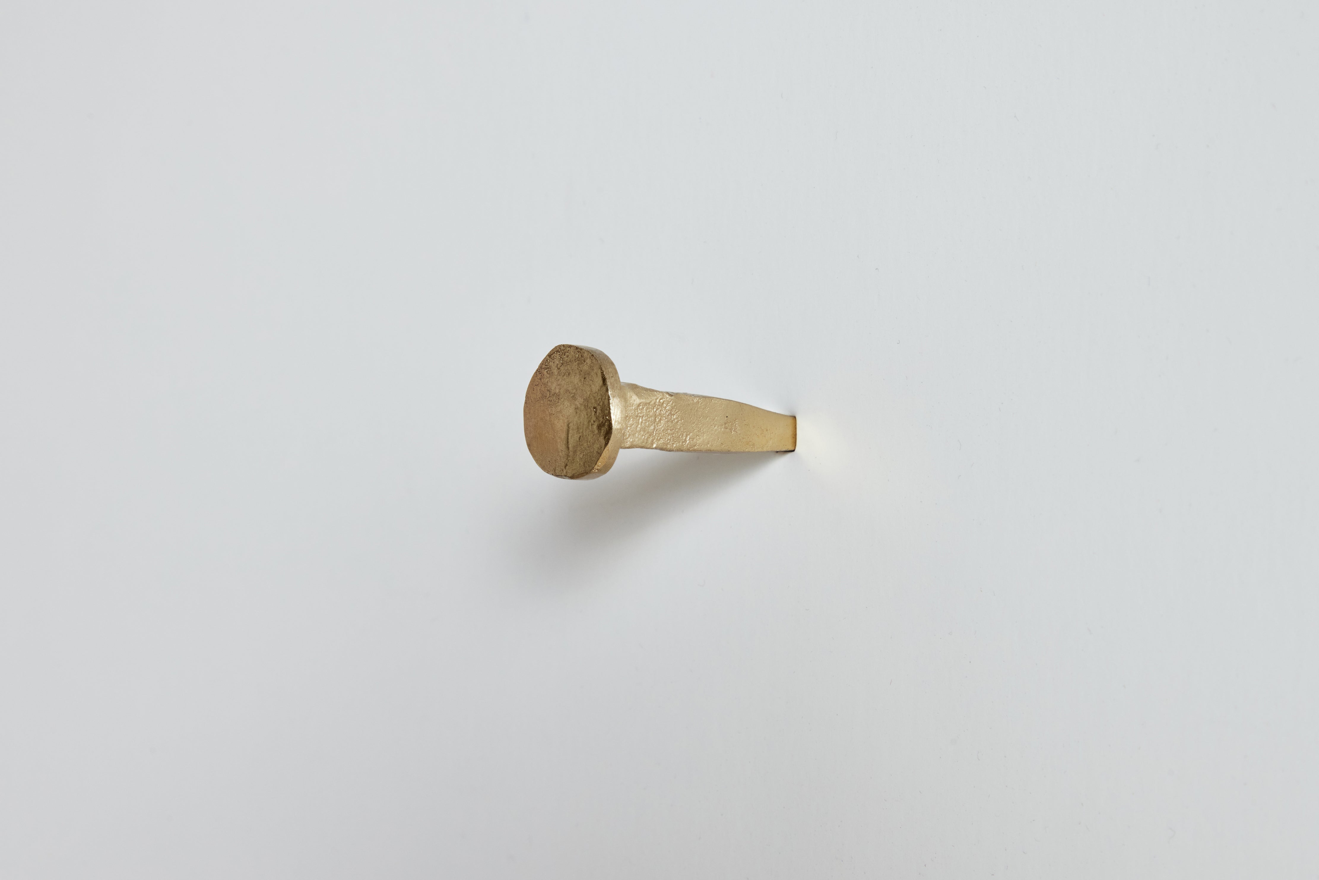 Forged Iron Nail, Brass