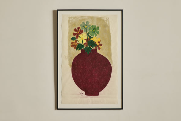 Red Vase