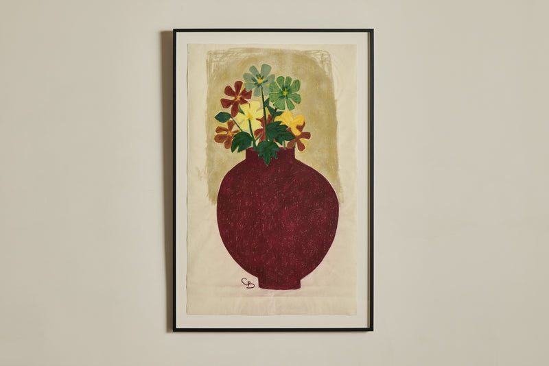 Red Vase