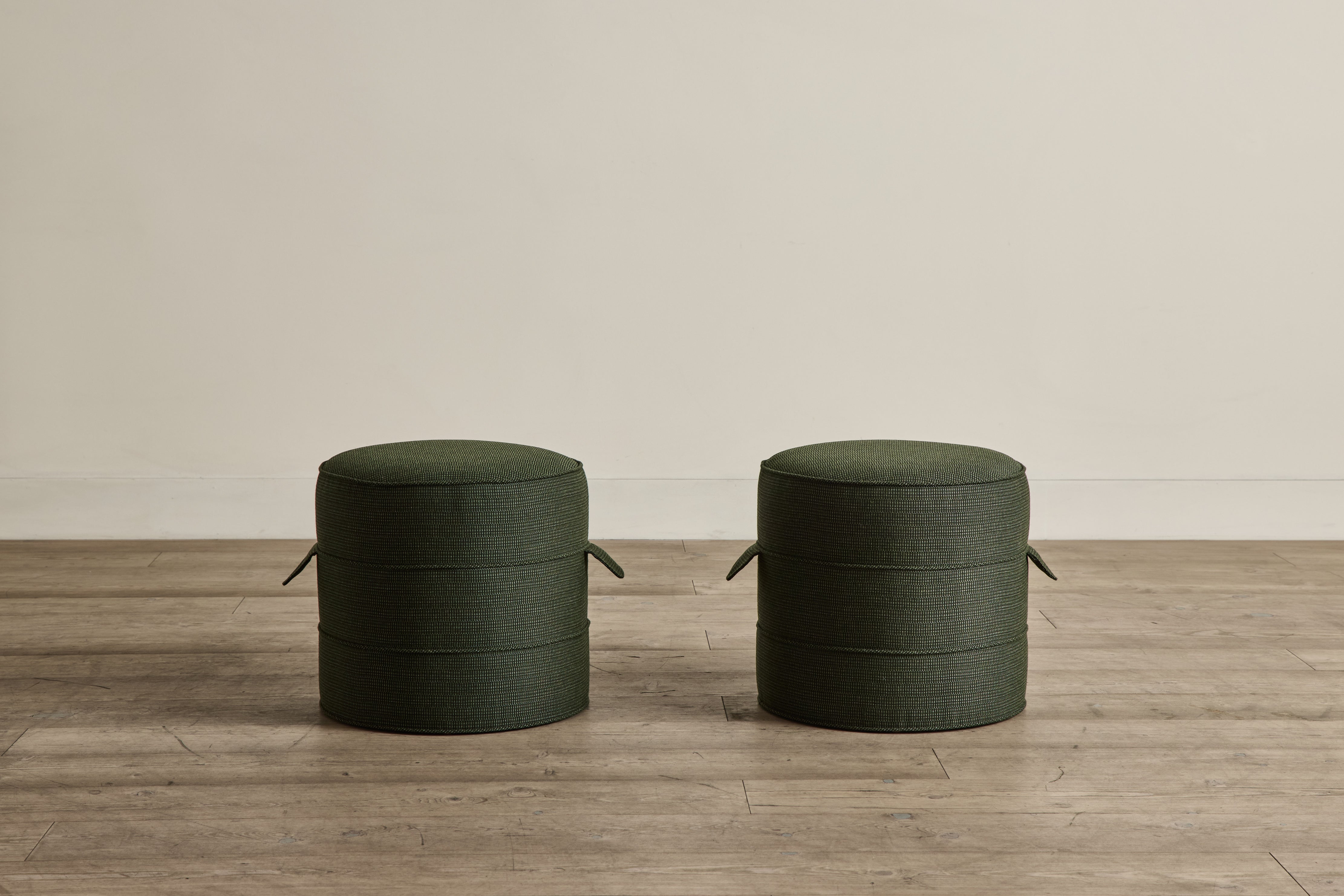 Outdoor Round Hassock, 17"