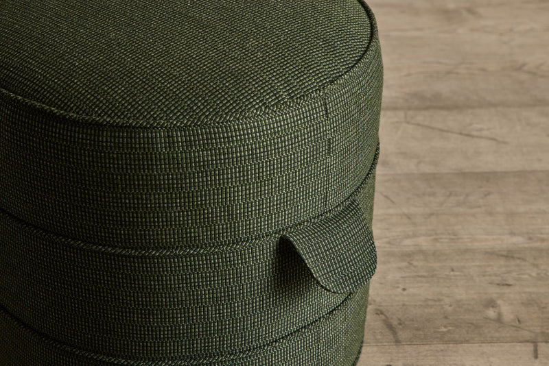 Outdoor Round Hassock, 17"
